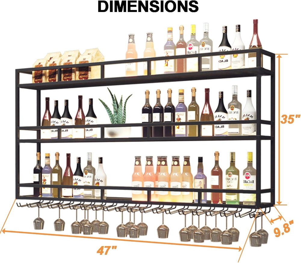 Large Heavy Duty 47in Wine Rac - огляд і ціна Home Bar Shelves