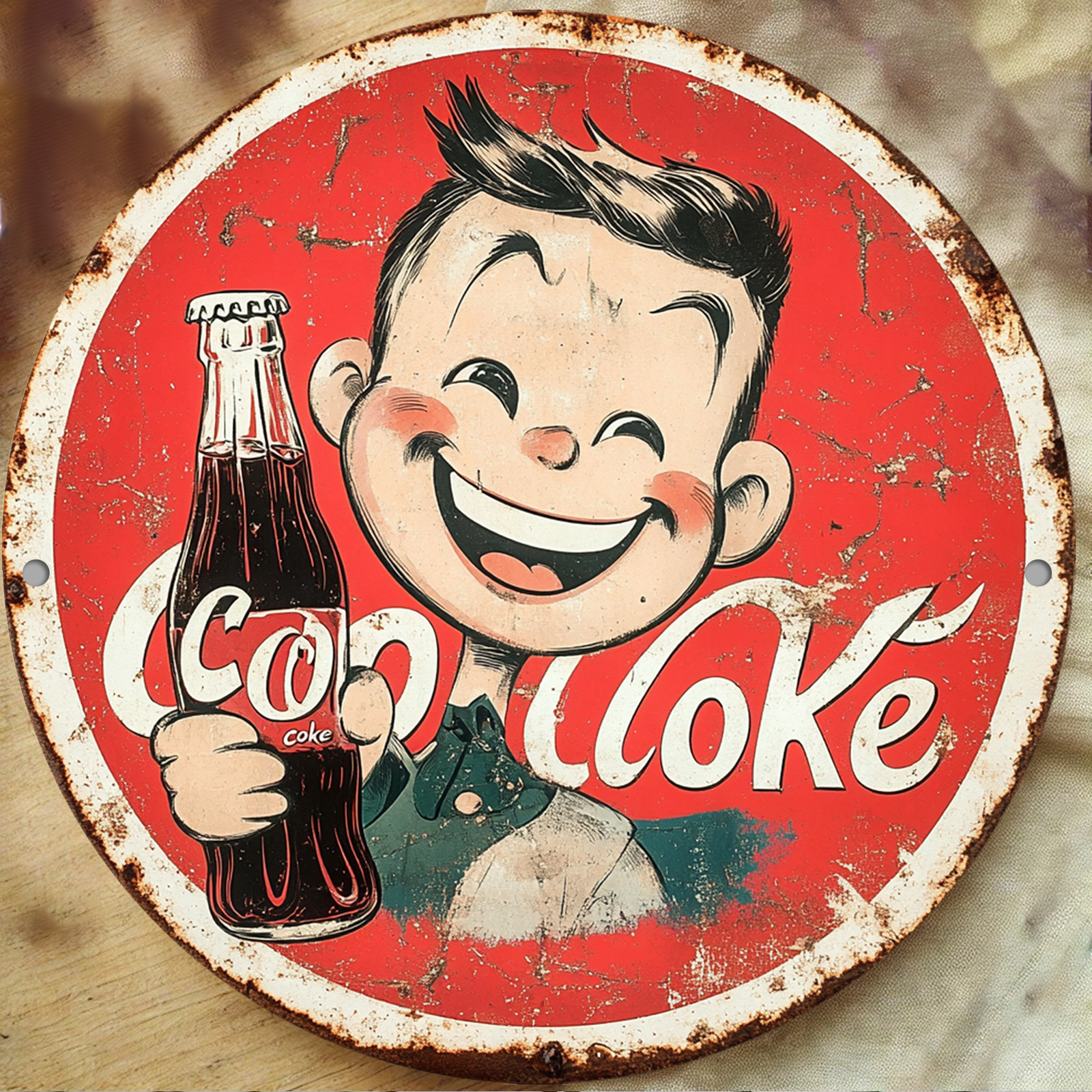 Vintage-Style Cola Advertiseme - огляд і ціна Home Bar Cafe