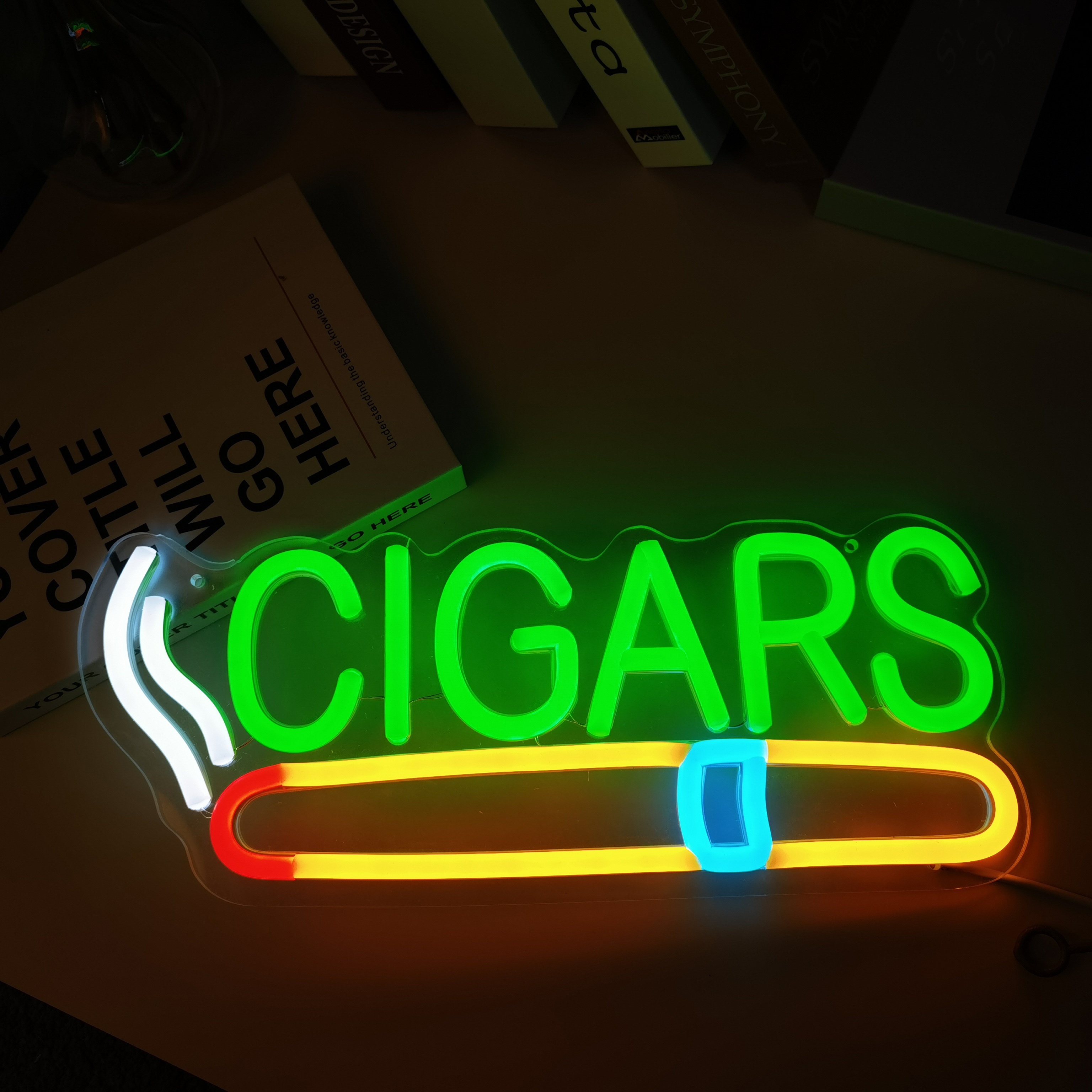 Cigar Shop Neon Sign, For Home - огляд і ціна Home Bar Lounge