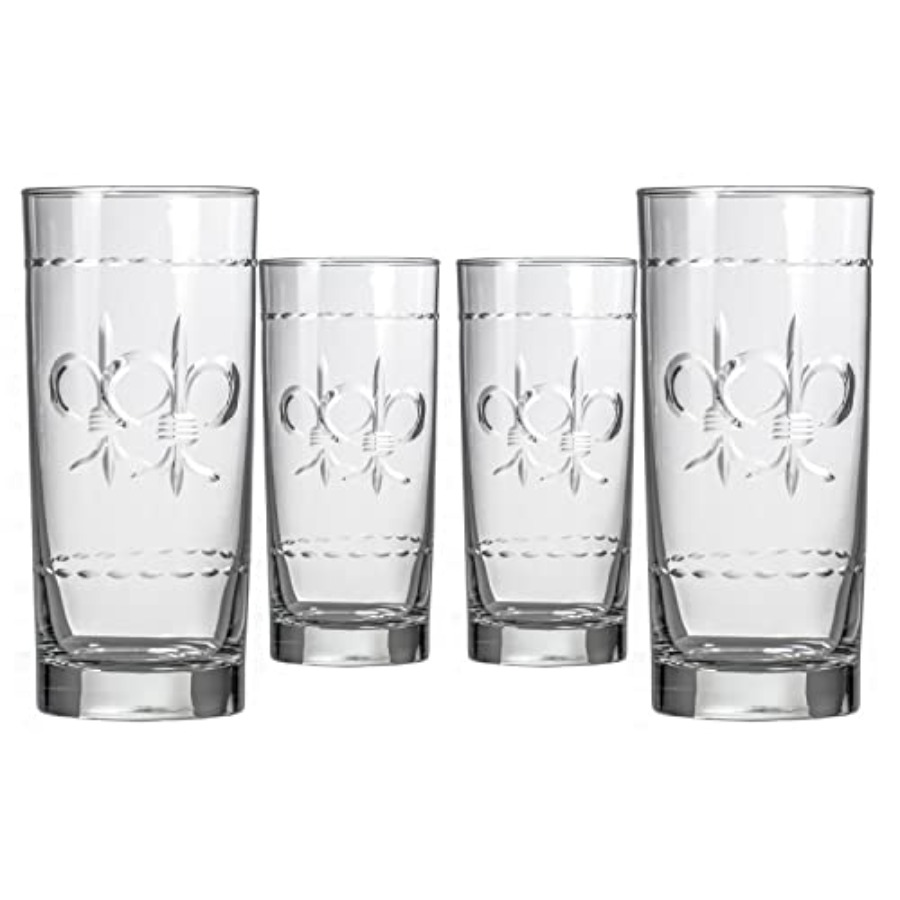 Fleur De Lis Highball Glass 15 - огляд і ціна Highball Glass Set