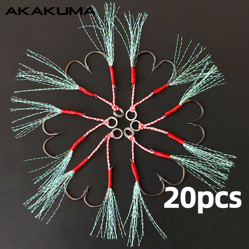 10Pcs Fishing Hooks Single Hoo - огляд і ціна Jigger Double Sided