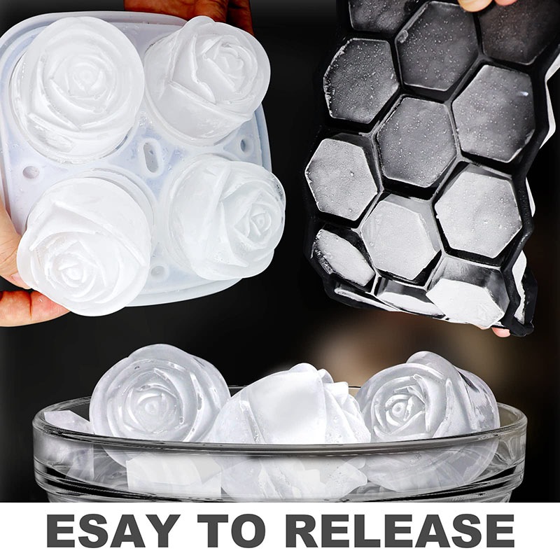 Rose Ice Ball Molds 2.5 Inch L - огляд і ціна Ice Mold Sphere