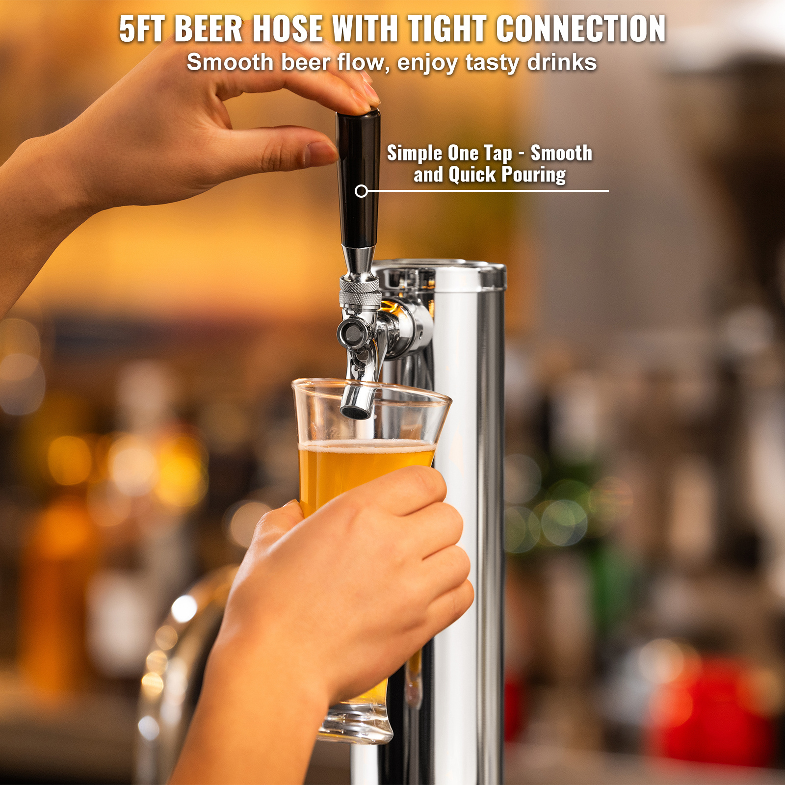 Stainless Steel Single-Tap Bee - огляд і ціна Home Bar Setup Kit