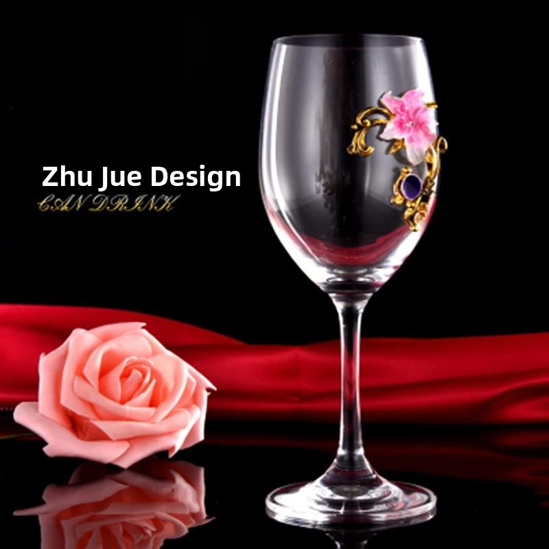 Elegant Enamel Red Wine Glasse - огляд і ціна Highball Glass Set