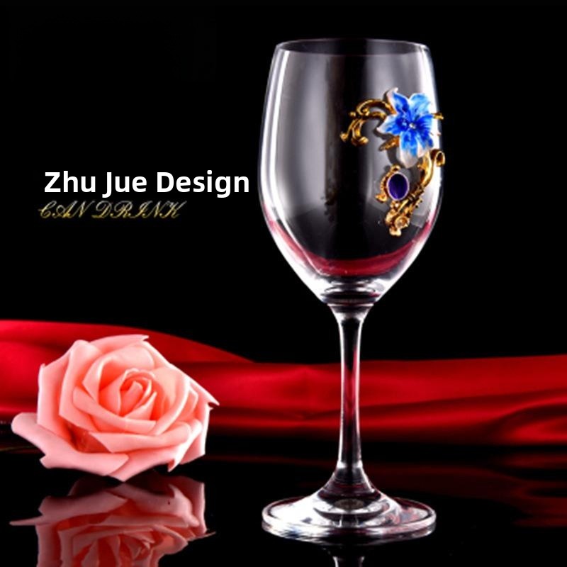 Elegant Enamel Red Wine Glasse - огляд і ціна Highball Glass Set