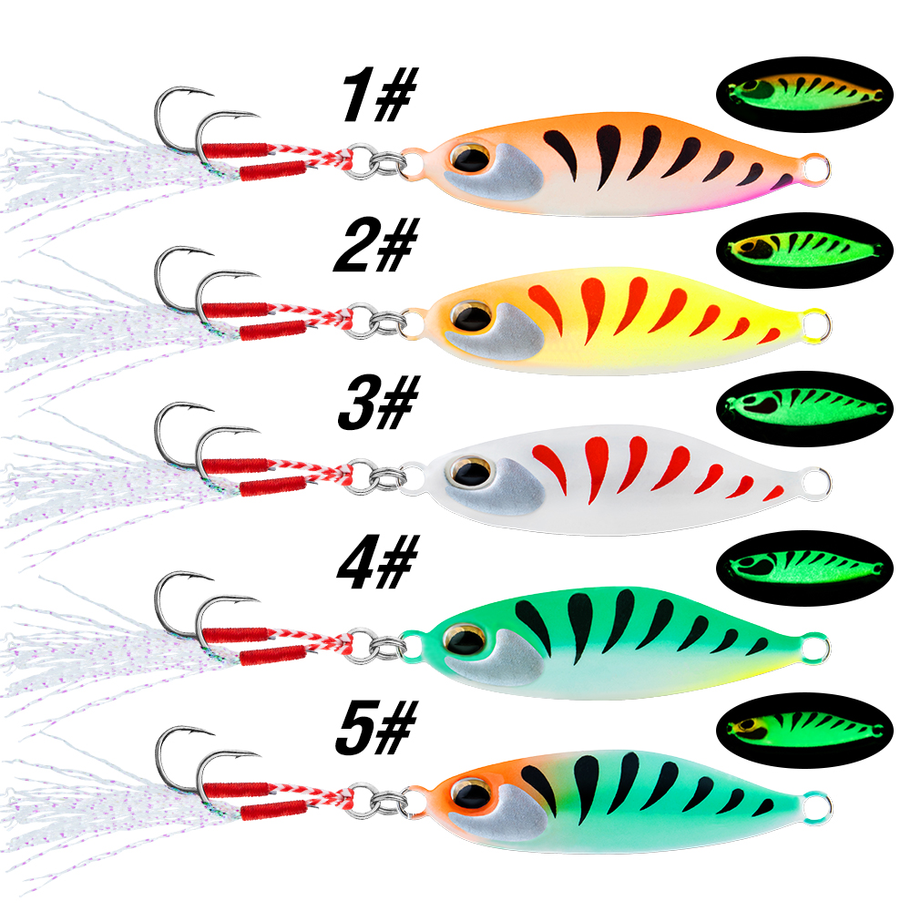 5Pcs Jig Bait 7G/10G/15G/20G S - огляд і ціна Jigger Double Sided