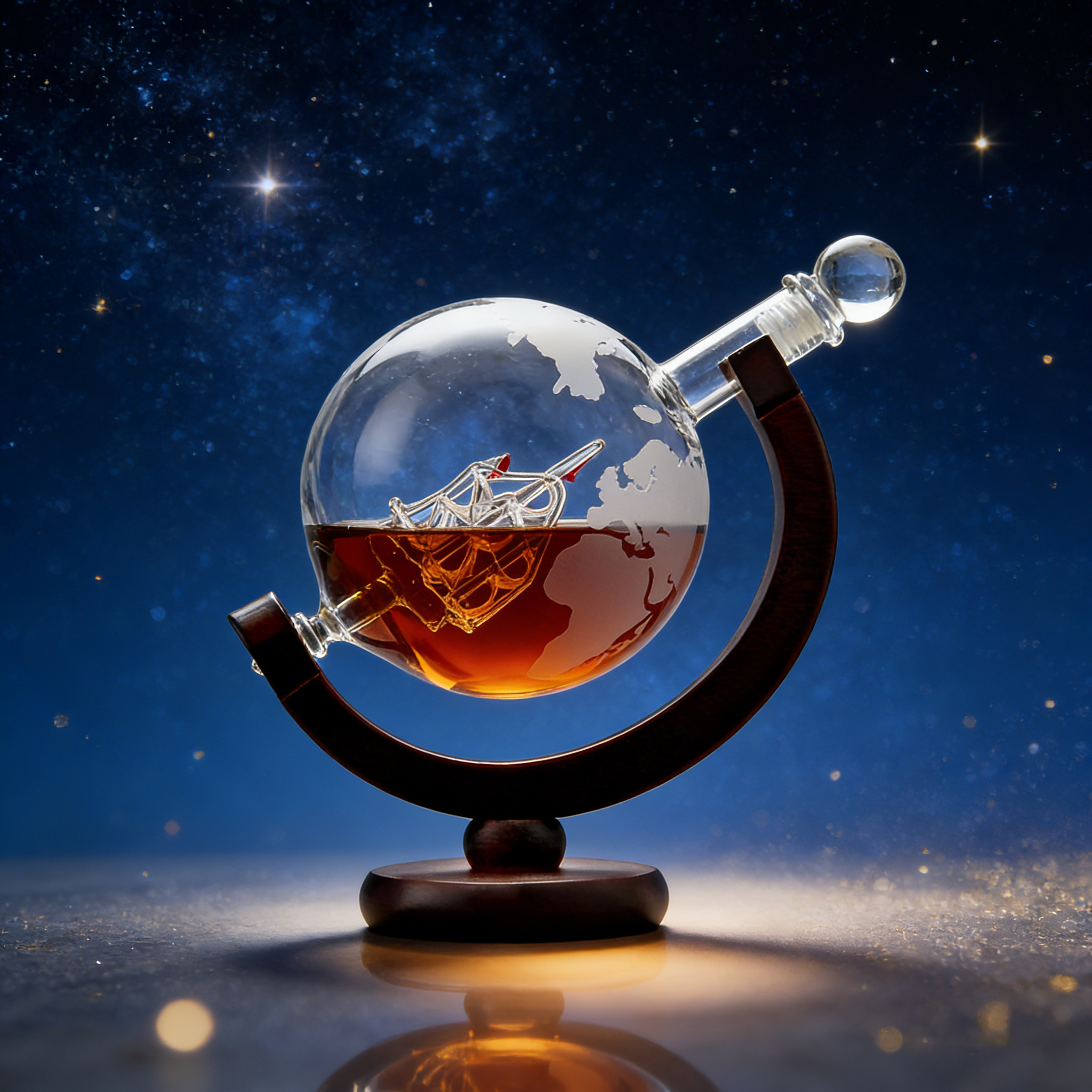 Whiskey Decanter Globe Set 2 B - огляд і ціна Decanter Globe Set