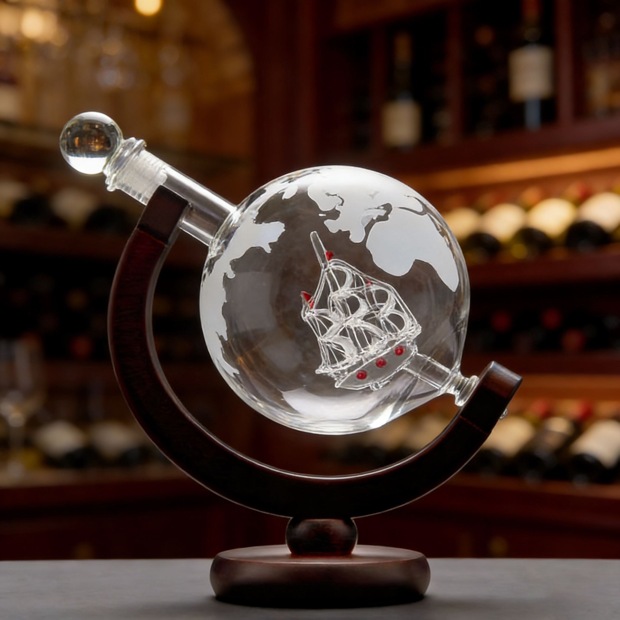 Whiskey Decanter Globe Set 2 B - огляд і ціна Decanter Globe Set