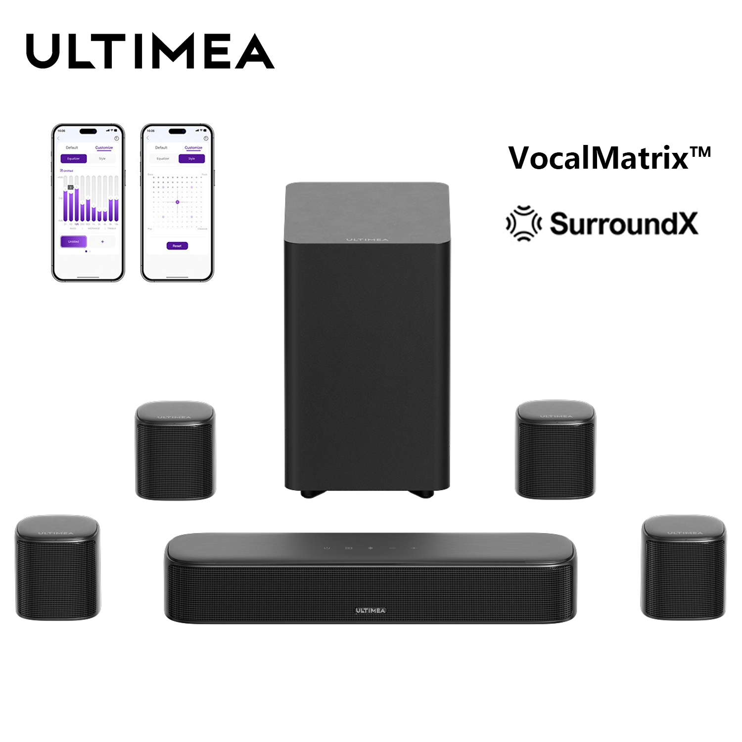 ULTIMEA 7.1ch Sound Bar with S - огляд і ціна Home Bar And Theater