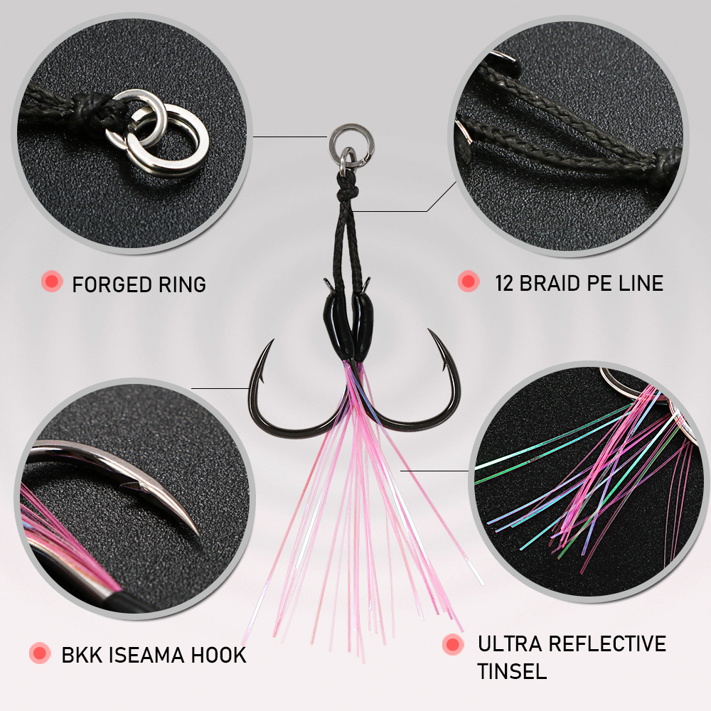 JIGGING PRO 2 Pairs Micro Jig  - огляд і ціна Jigger Double Sided
