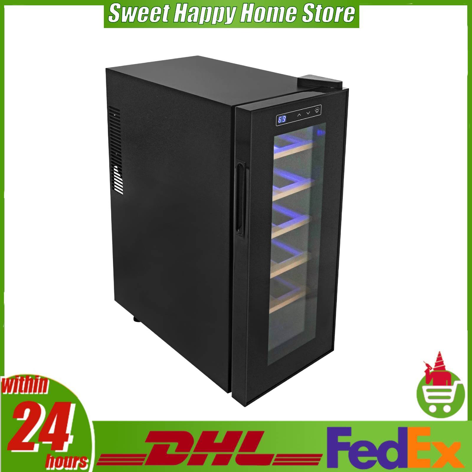 12 Bottle Wine Fridge, Freesta - огляд і ціна Home Bar Shelves