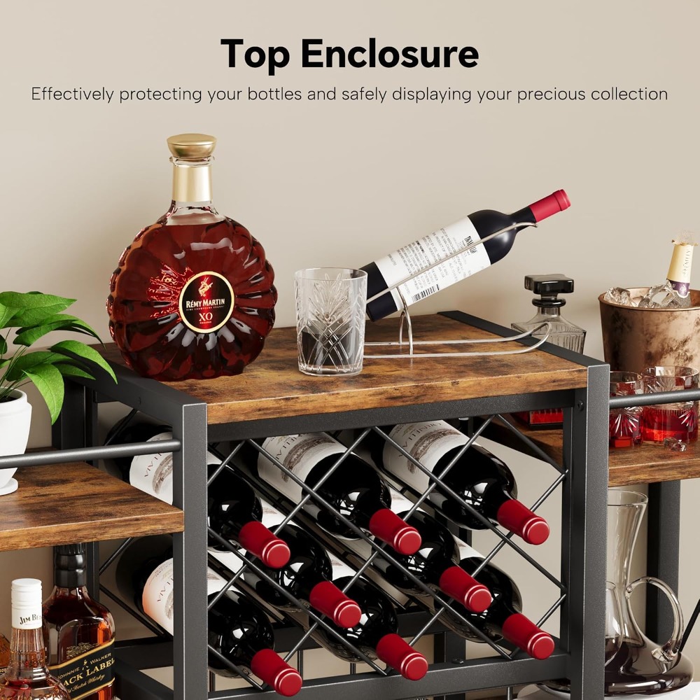 Wall Mounted Wine Rack with Gl - огляд і ціна Home Bar Shelves