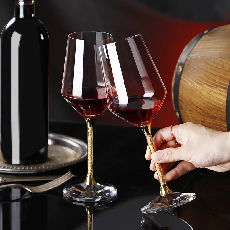 420ml Gold crystal red wine gl - огляд і ціна Highball Glass Set