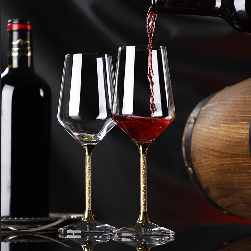 420ml Gold crystal red wine gl - огляд і ціна Highball Glass Set