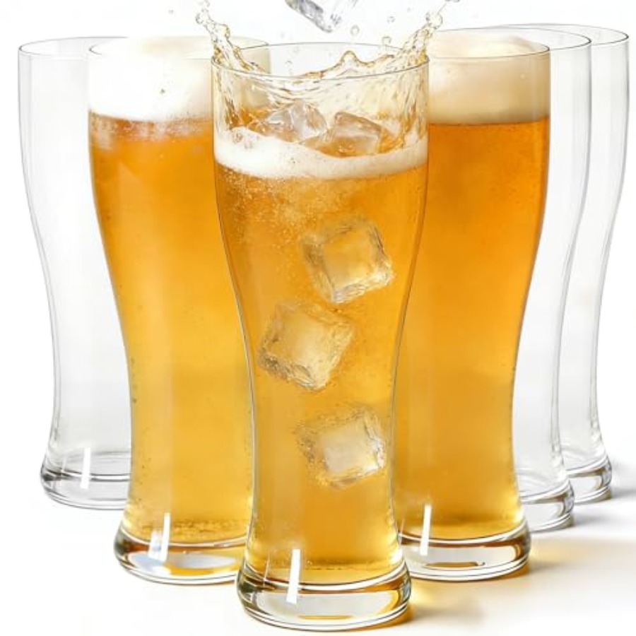 18 oz Pilsner Beer Glasses Set - огляд і ціна Highball Glass Set