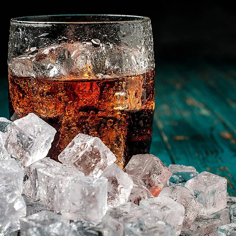 50PCS 3D Acrylic Fake Ice Cube - огляд і ціна Ice Mold Sphere