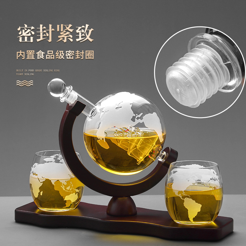 2025 Newest 3PC Glass Globe De - огляд і ціна Decanter Globe Set