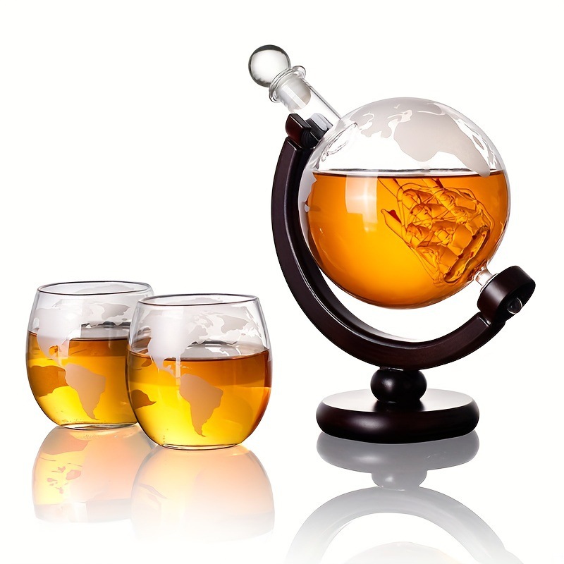 2025 Newest 3PC Glass Globe De - огляд і ціна Decanter Globe Set