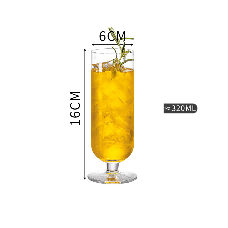 4PCS Creative Cocktail Glasses - огляд і ціна Highball Glass Set