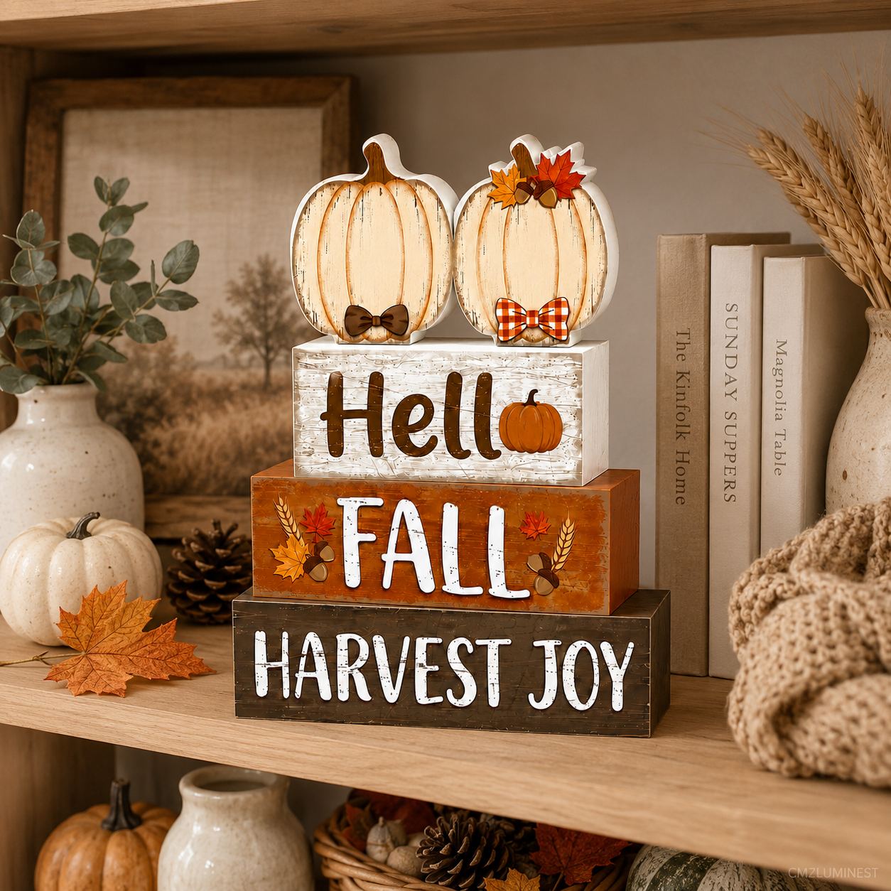 Autumn Layered Tray Decoration - огляд і ціна Home Bar Shelves