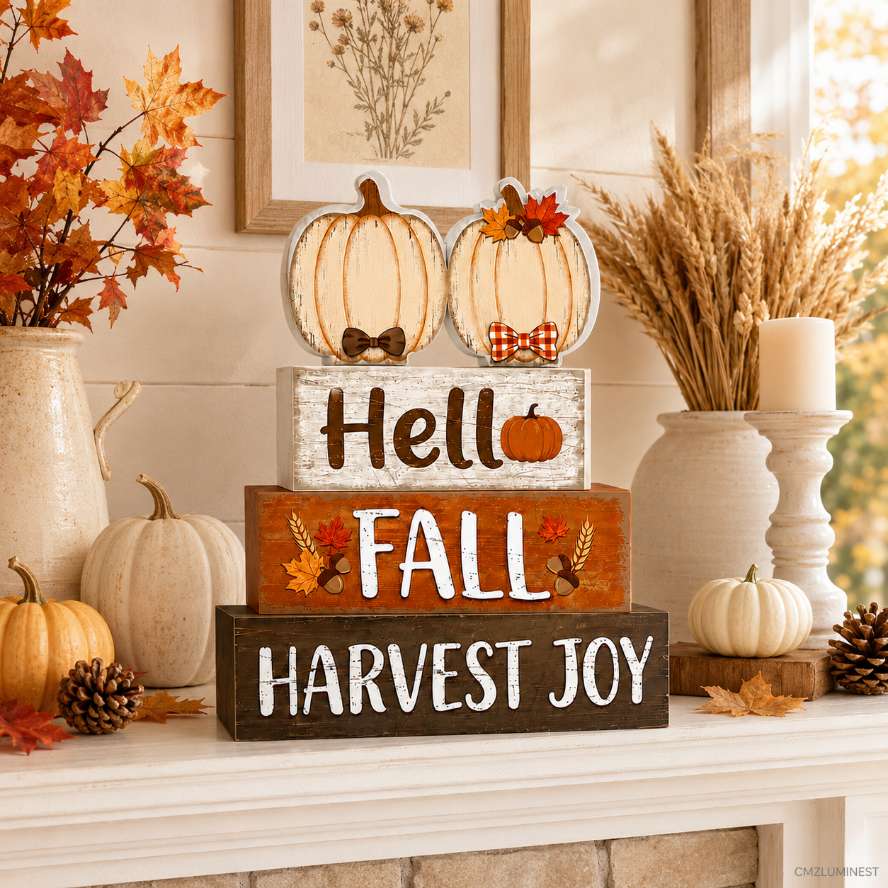 Autumn Layered Tray Decoration - огляд і ціна Home Bar Shelves