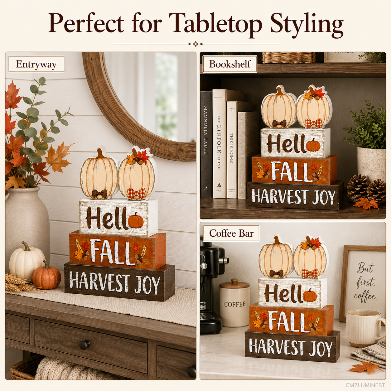 Autumn Layered Tray Decoration - огляд і ціна Home Bar Shelves