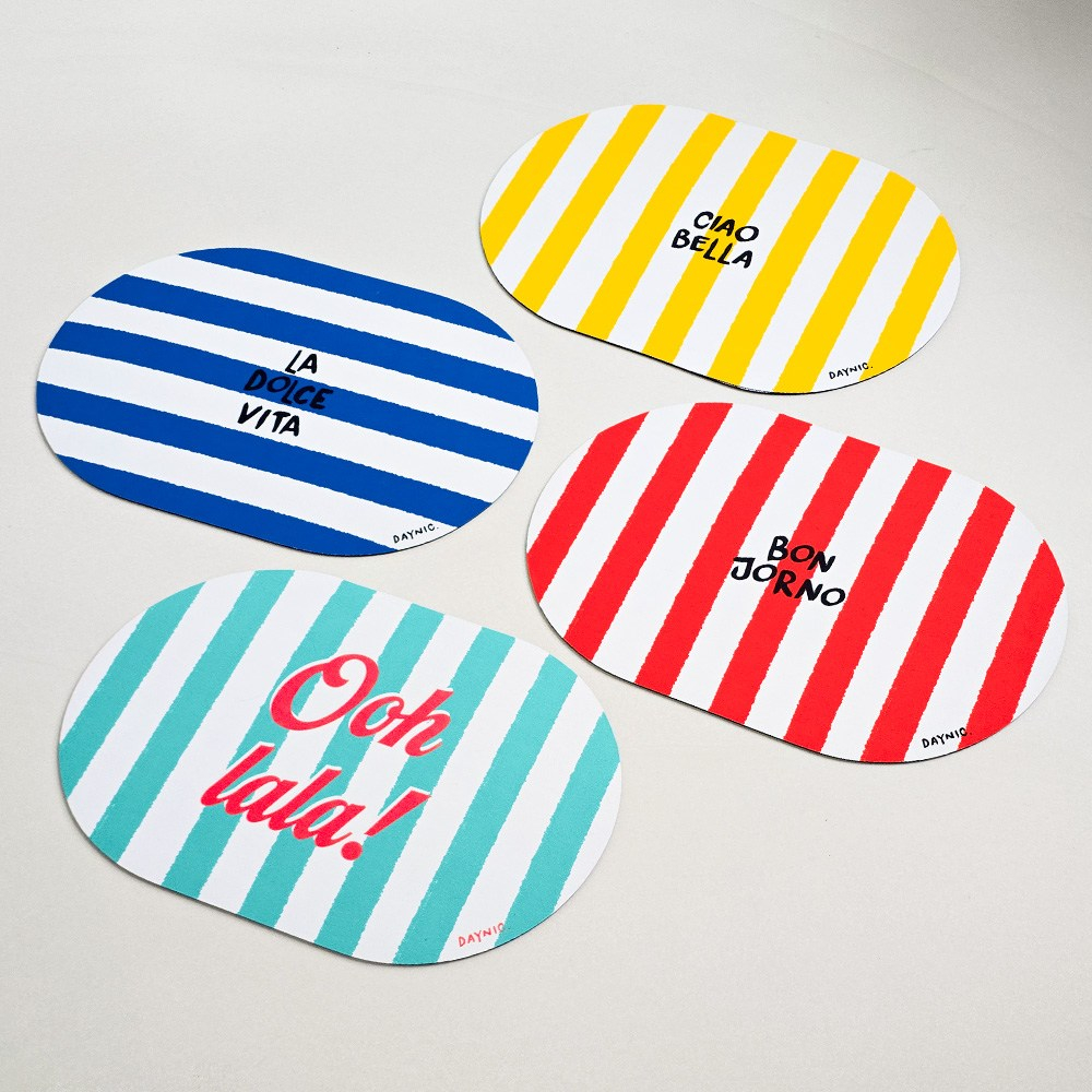 VIKAMA Oval Dopamine Print Mat - огляд і ціна Home Bar Supplies