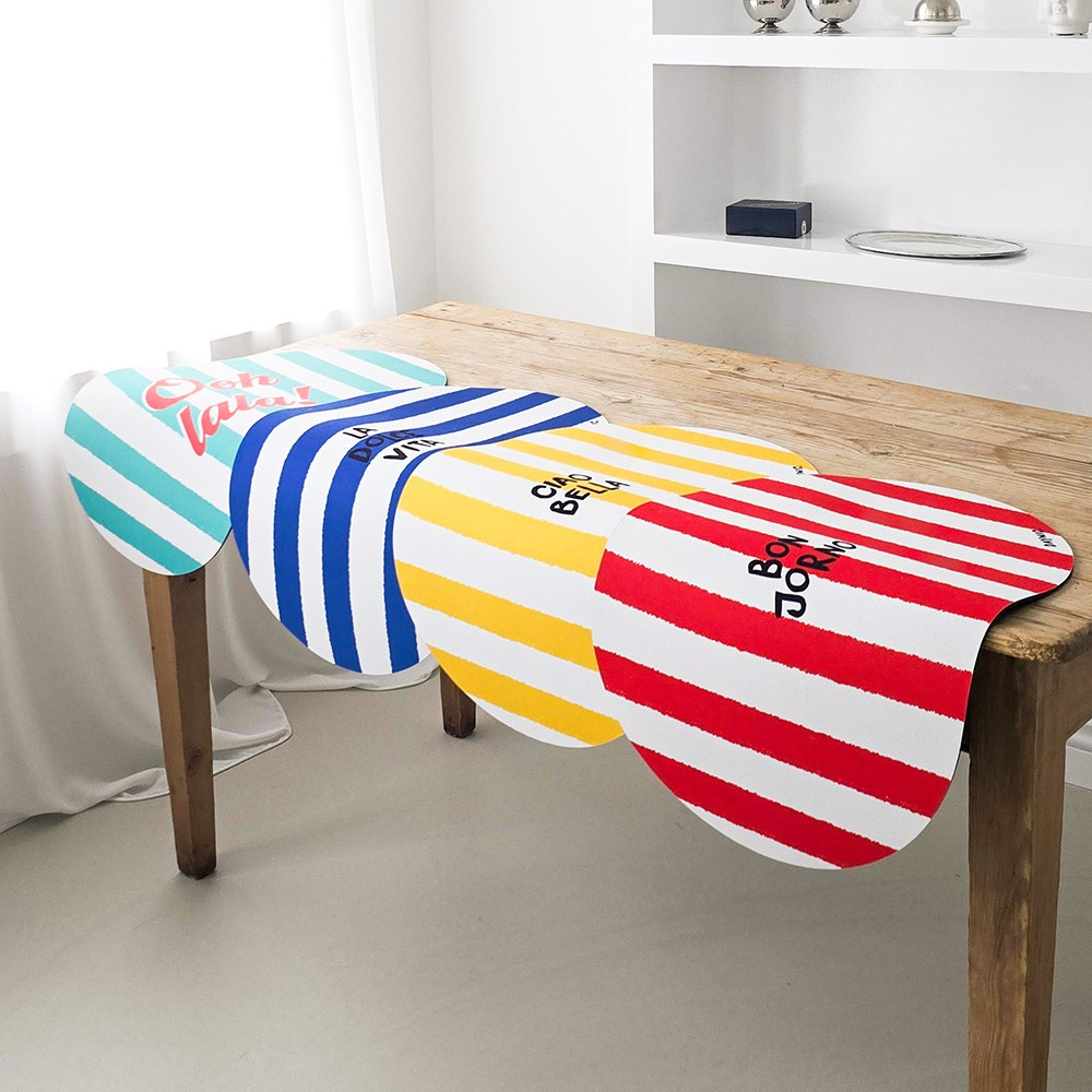 VIKAMA Oval Dopamine Print Mat - огляд і ціна Home Bar Supplies