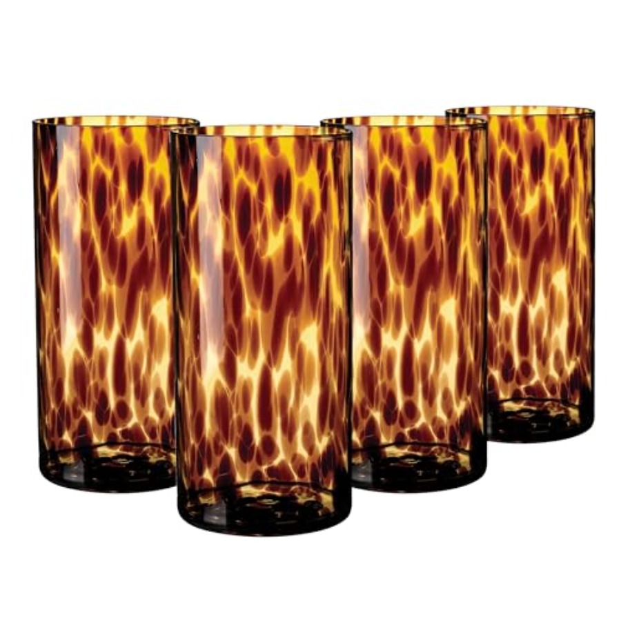 Tortoise Shell Highball Glass  - огляд і ціна Highball Glass Set