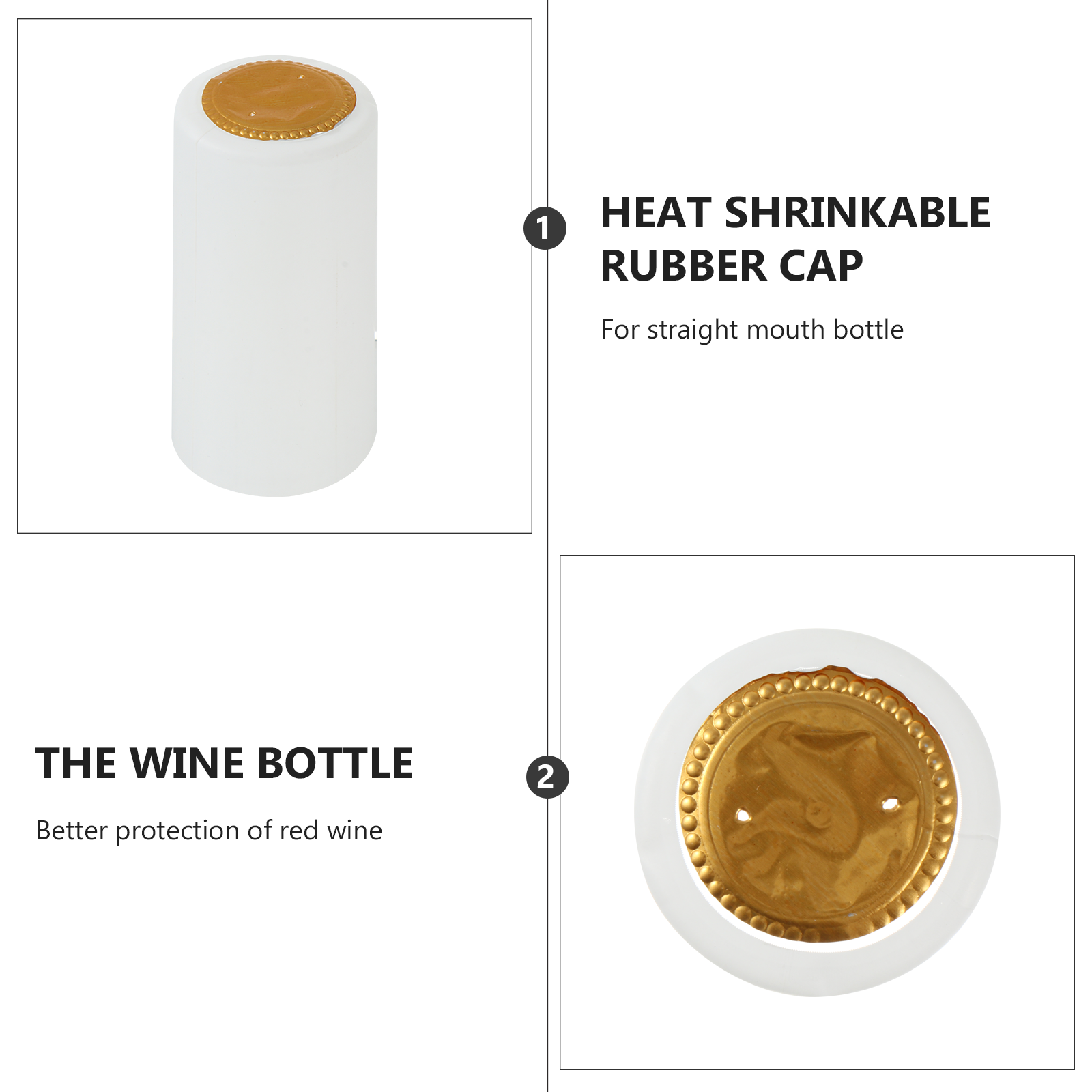 50Pcs Bottle Heat Shrink Capsu - огляд і ціна Speed Pourer Cap
