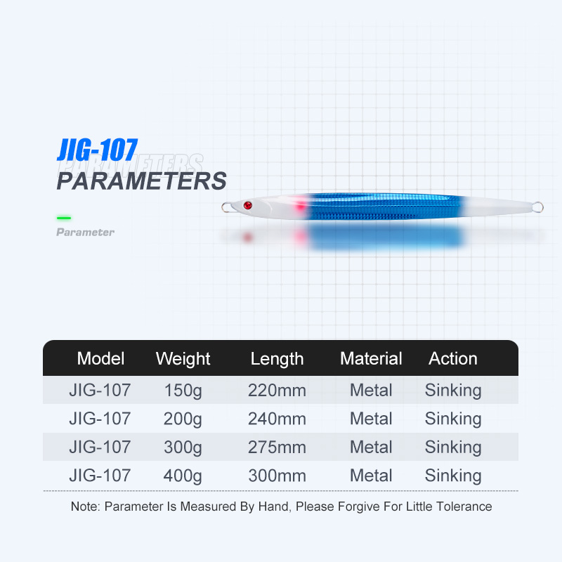 TEASER J107 150G-400G Fast-sin - огляд і ціна Jigger Double Sided