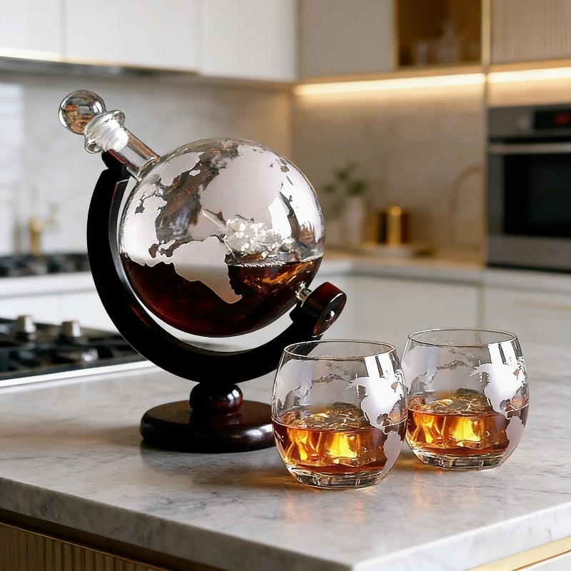 Creative Globe Decanter Set wi - огляд і ціна Decanter Globe Set