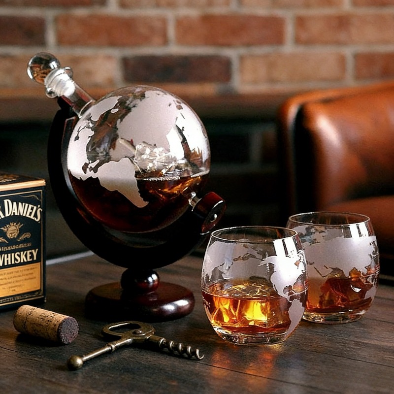 Creative Globe Decanter Set wi - огляд і ціна Decanter Globe Set