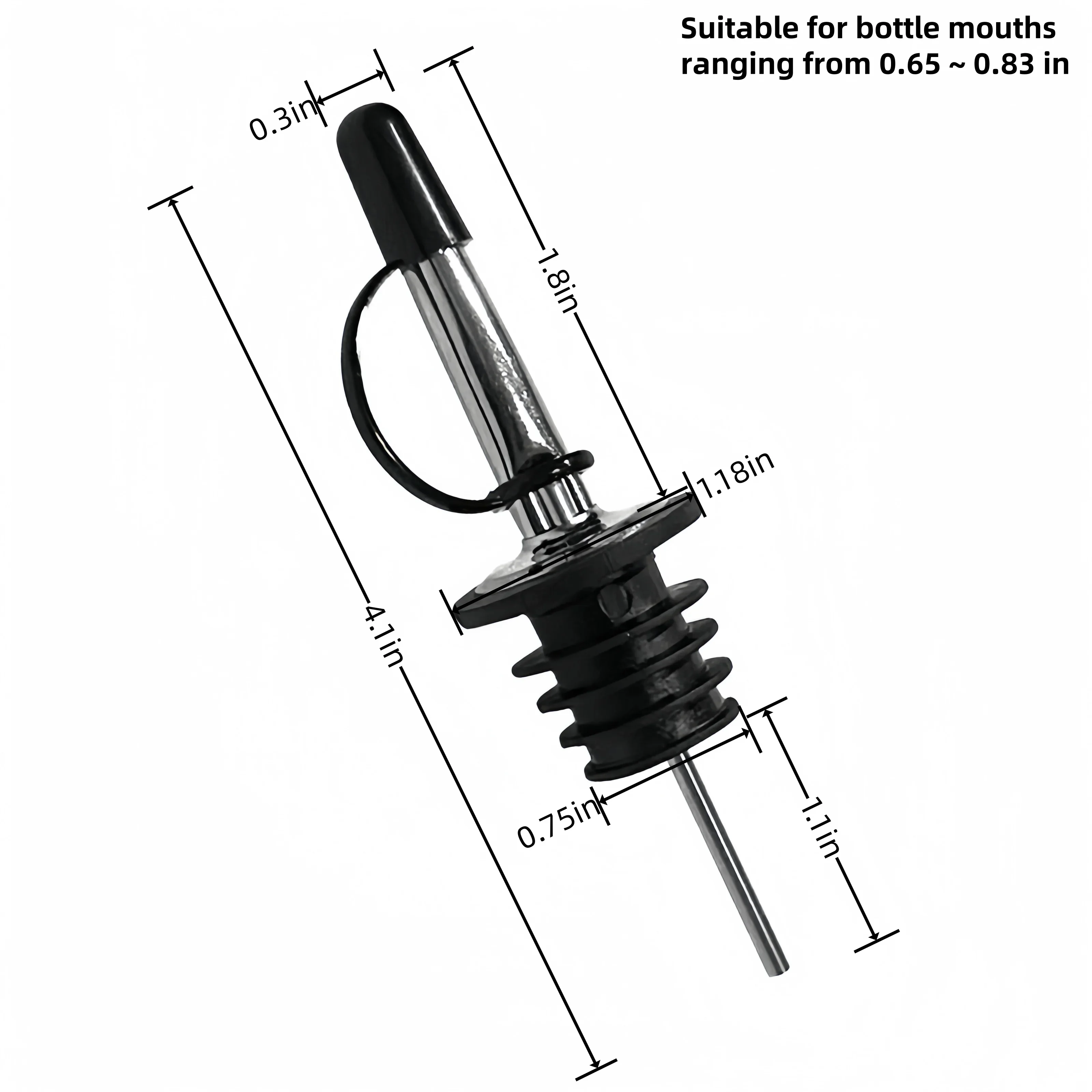Stainless Steel Wine Pourer Ol - огляд і ціна Speed Pourer Cap