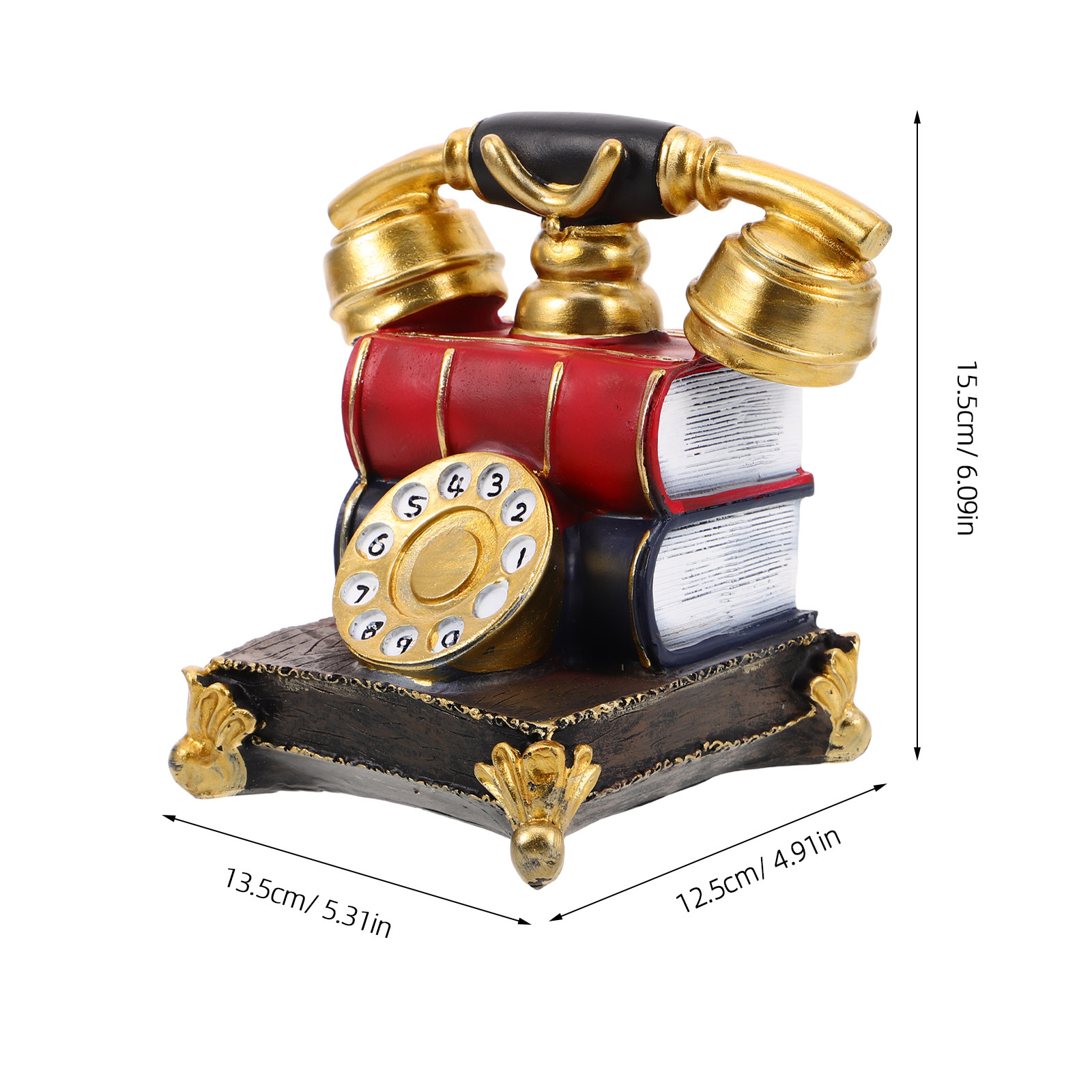 Vintage Rotary Telephone Decor - огляд і ціна Home Bar Shelves