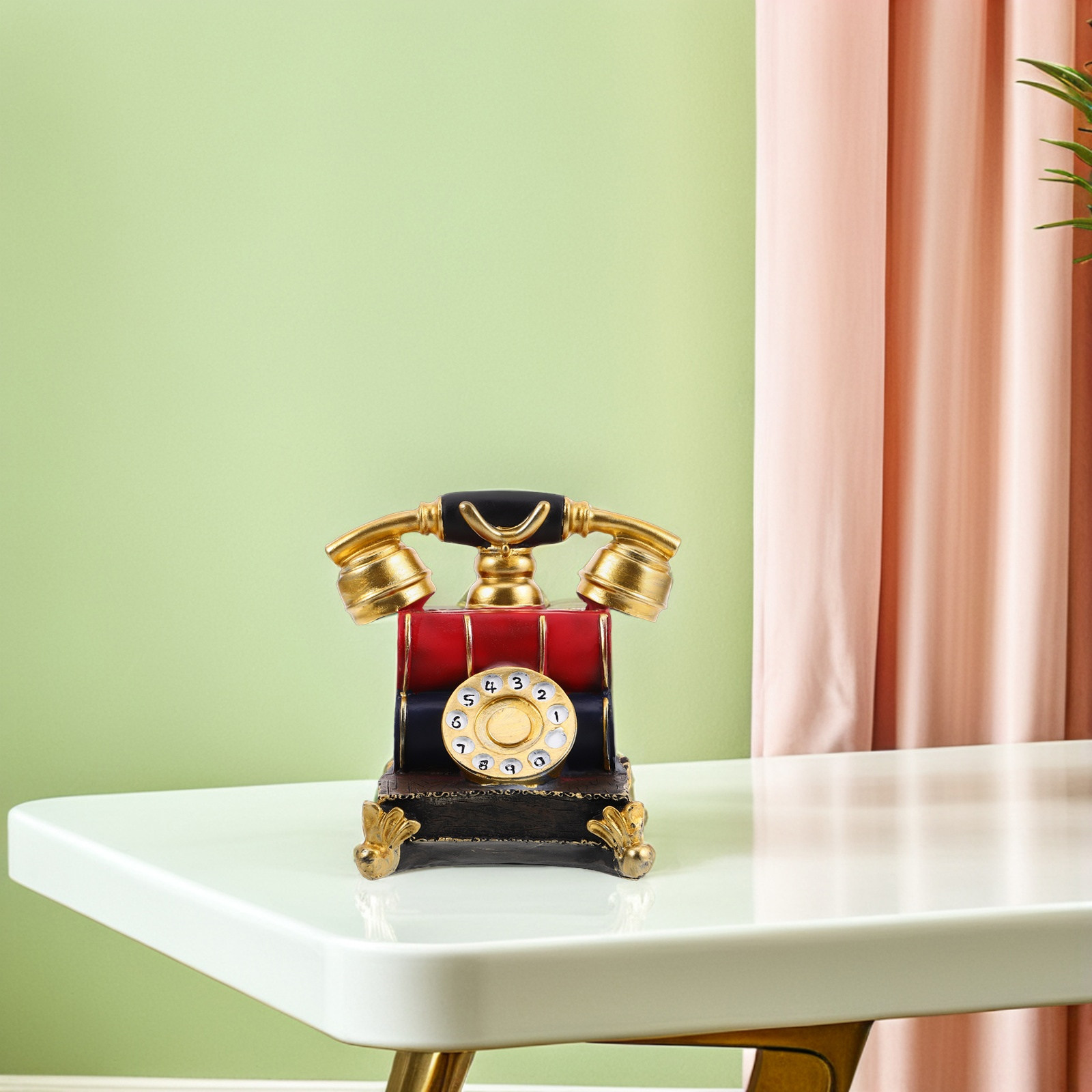 Vintage Rotary Telephone Decor - огляд і ціна Home Bar Shelves