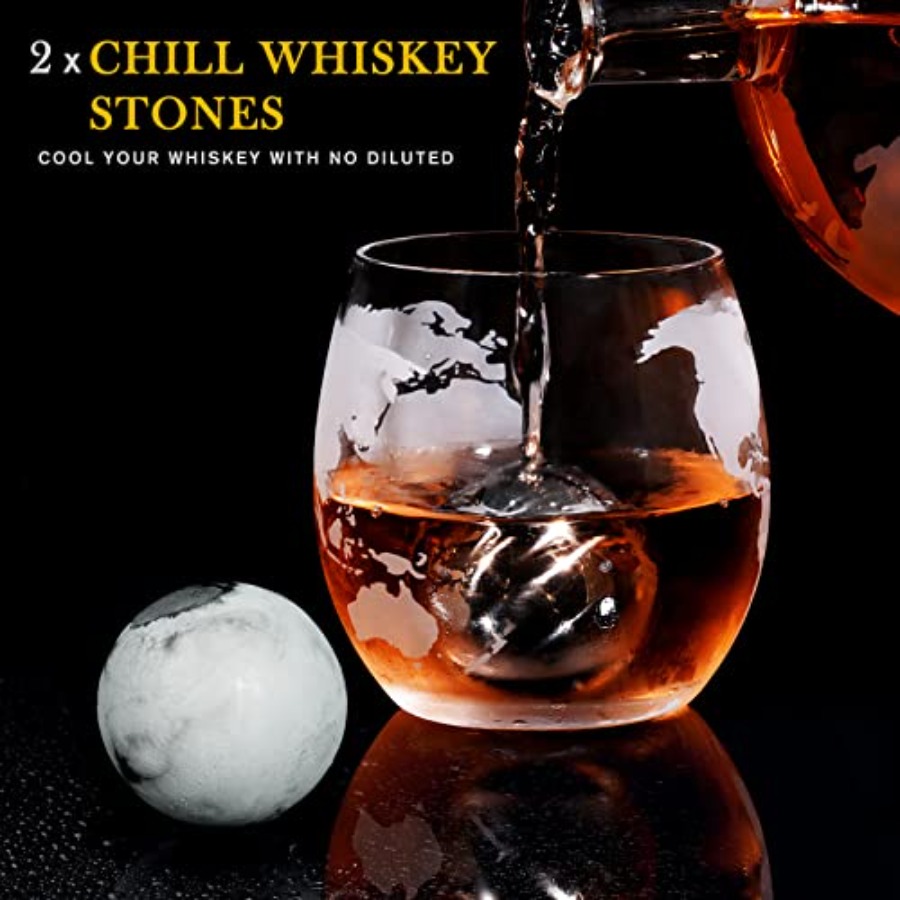 Gifts for Men Dad Fathers Day, - огляд і ціна Decanter Globe Set