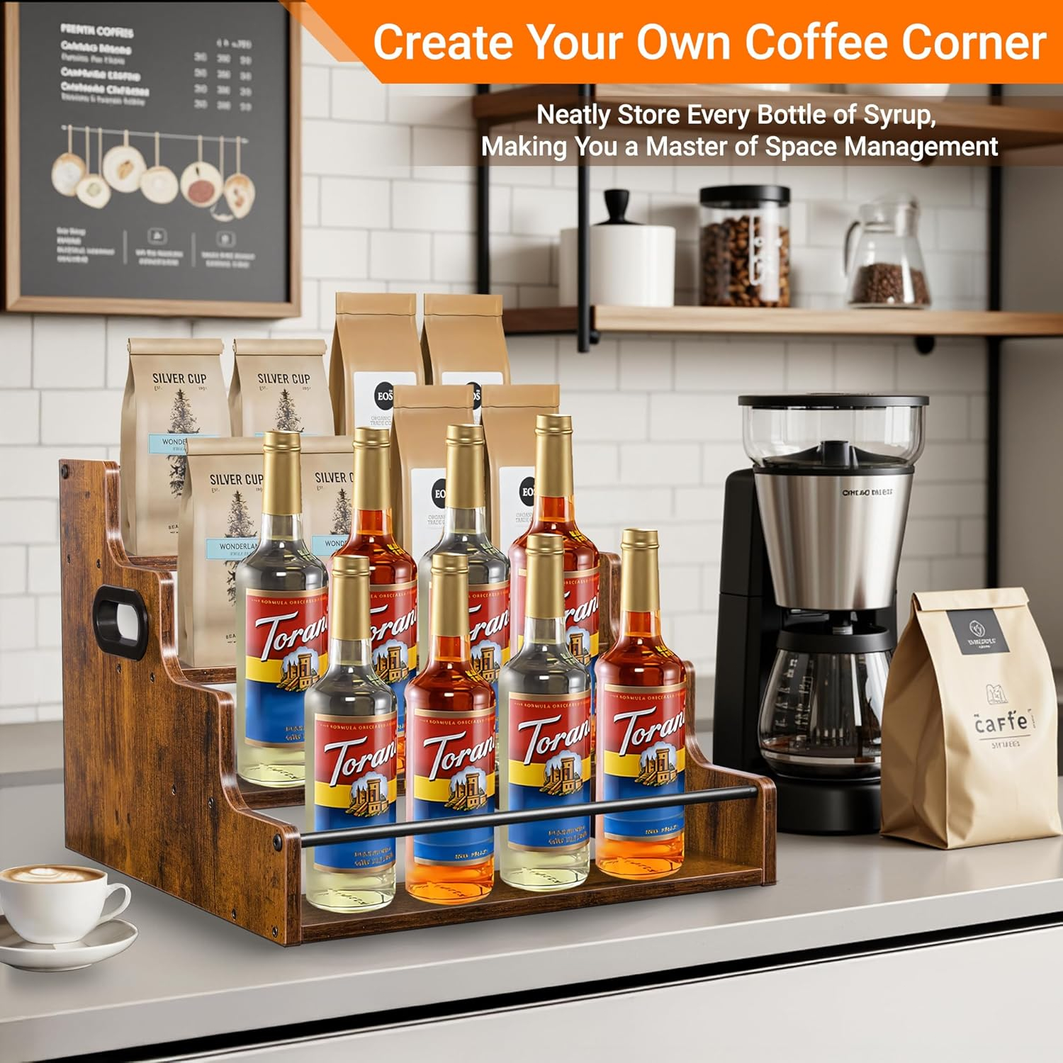 Liquor Bottle Display Shelf, C - огляд і ціна Home Bar Shelves