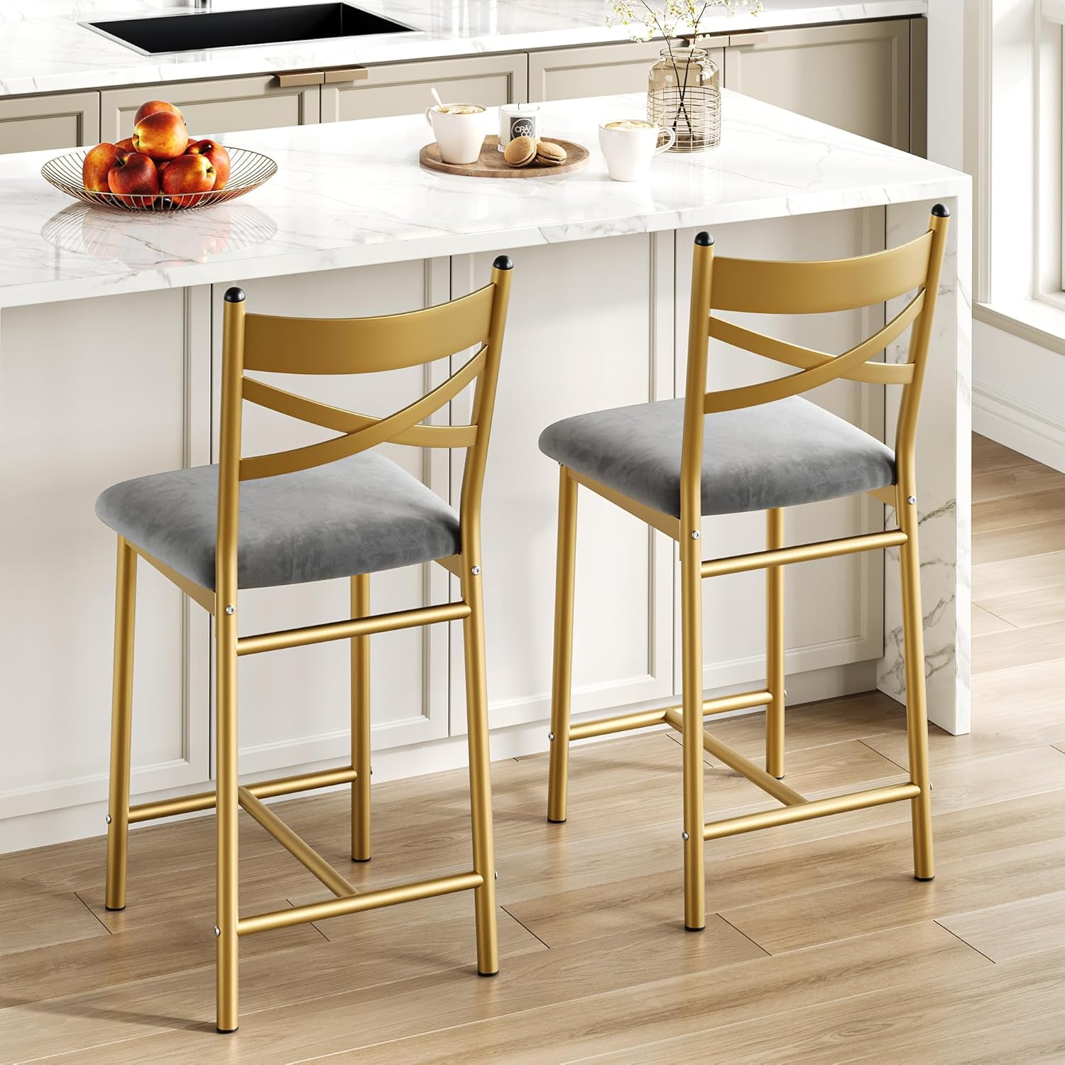 26 Inch Bar Stools Set Of 2, C - огляд і ціна Home Bar Stools