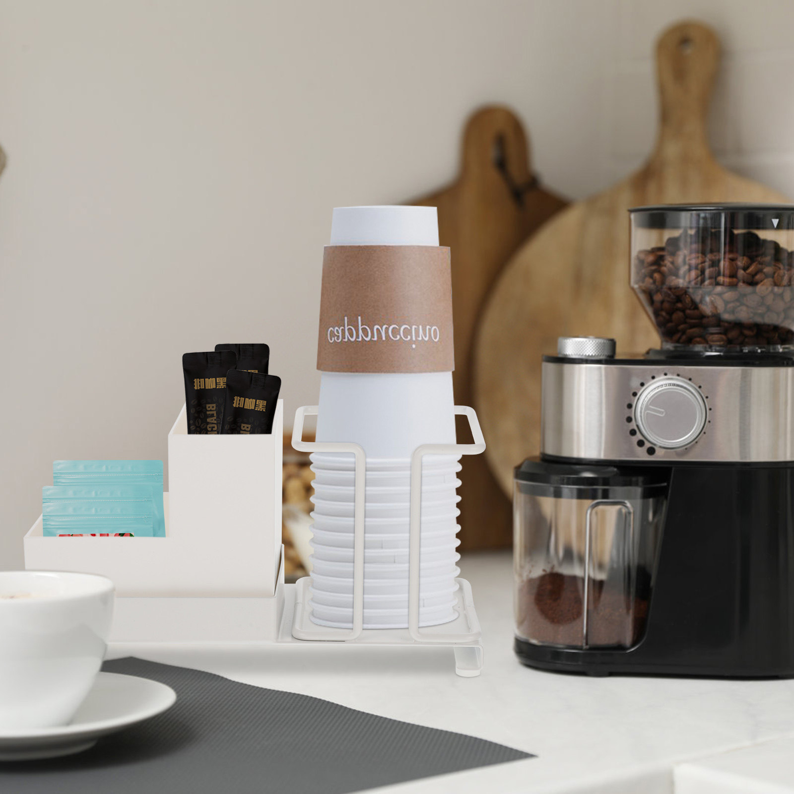 Coffee Bar Organizer Disposabl - огляд і ціна Home Bar Supplies