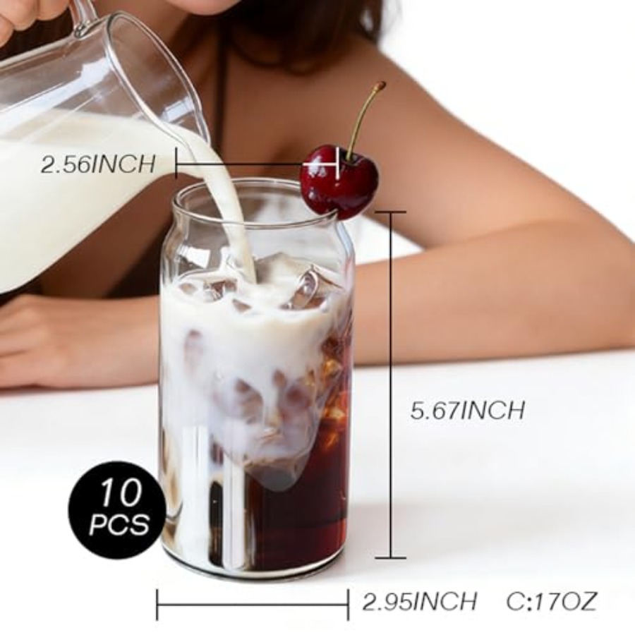 Drinking Glasses Set of 10, 17 - огляд і ціна Highball Glass Set