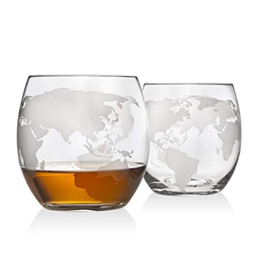 Whiskey Decanter Globe Set wit - огляд і ціна Decanter Globe Set
